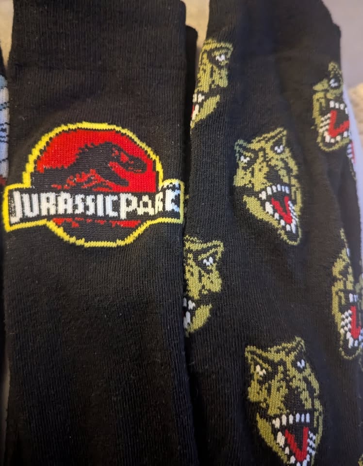 Sci Fi Socks (Jurassic Park, Star Wars, Rick & Morty) - photo 2