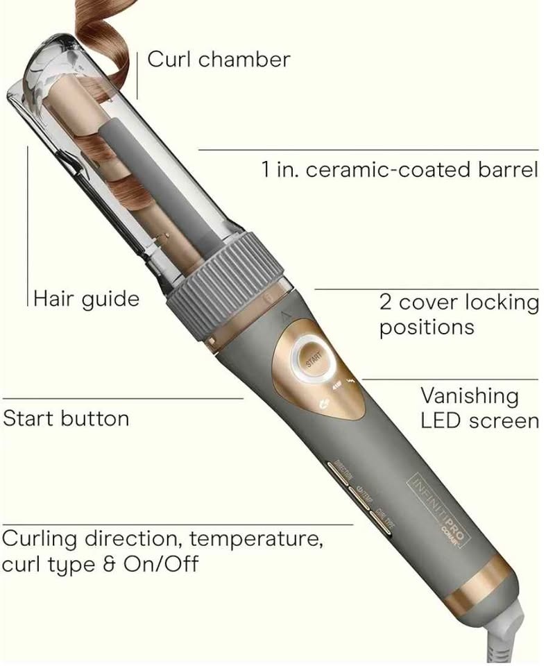 INFINITIPRO BY CONAIR Curl Secret Automatic Curling Iron - photo 2