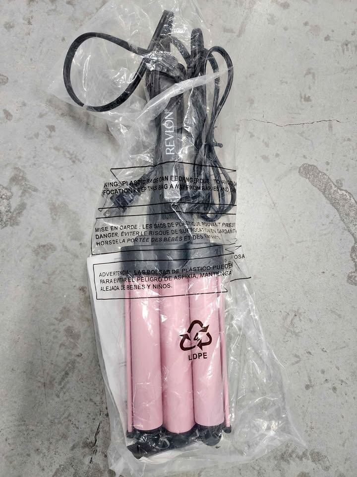 Revlon 3 Barrel Jumbo Hair Waver (Pink)