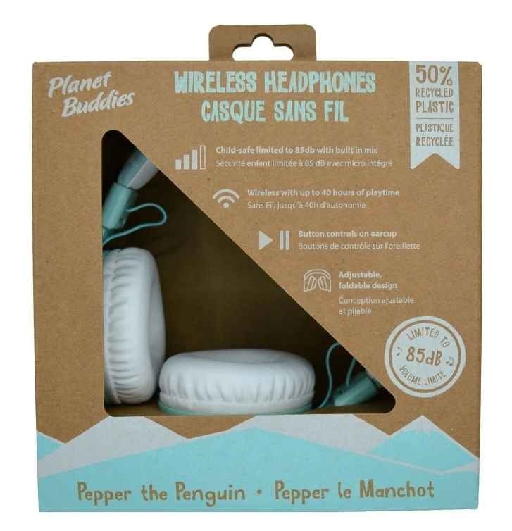 Planet Buddies Kids Wireless Headphones 50% Recycled Plastic - photo 2