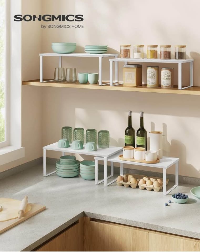 SONGMICS Spice Rack (Set of 2) Display Rack Display Shelf - photo 5