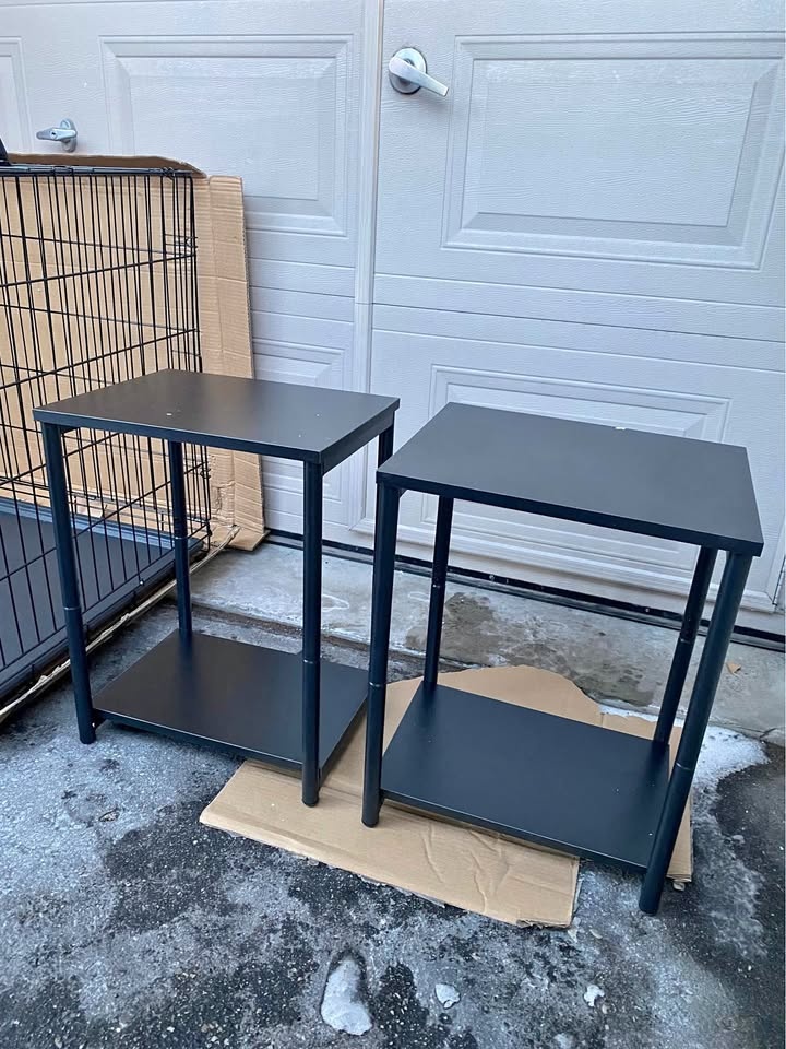 Set of 2 VASAGLE End Tables | Sleek, Slim & Functional