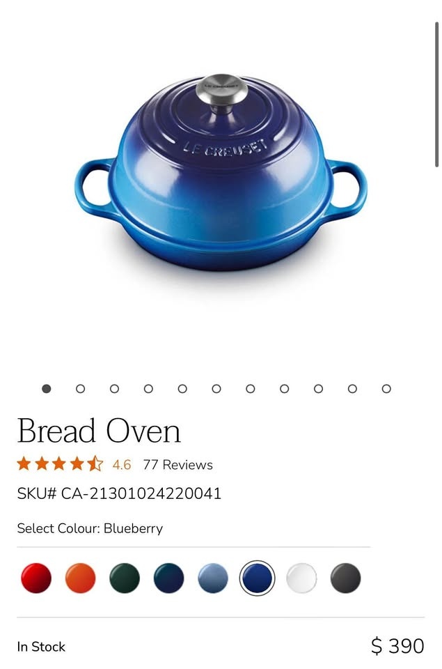 Le Creuset - Bread Oven - Blueberry