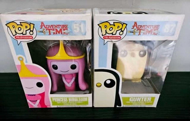 Adventure Time Funko Pops - Princess Bubblegum & Gunter