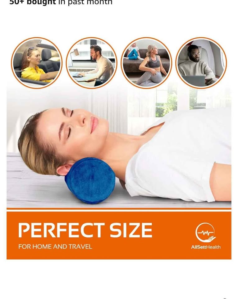 Neck Roll Memory Foam Pillow - photo 2