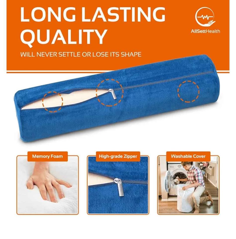 Neck Roll Memory Foam Pillow - photo 3