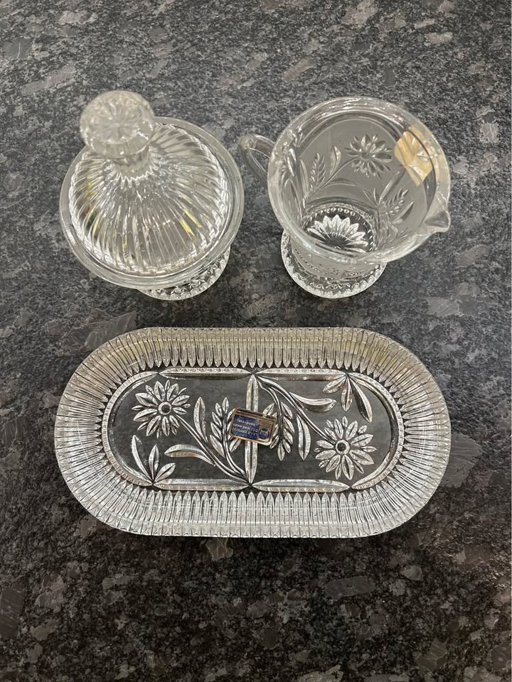 Lausitzer Sugar and Creamer Set, Margret Pattern - photo 3