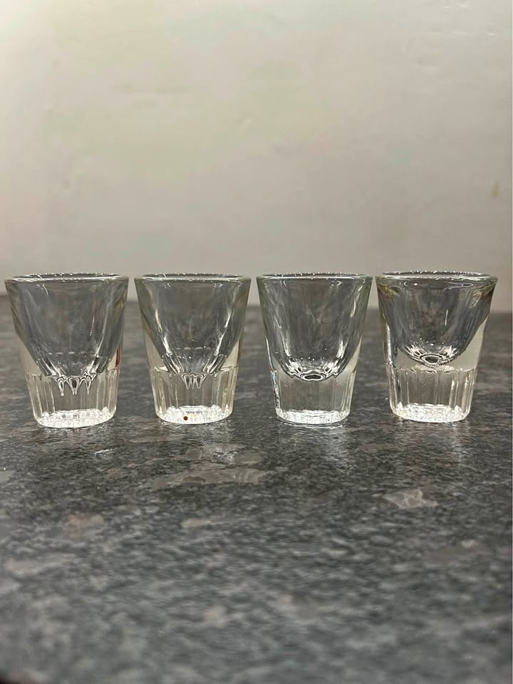 Set of four Fostoria Shot Glasses