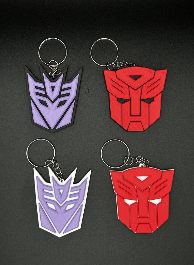 Transformers insignia keychain