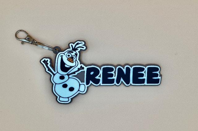 Personalized Disney Olaf Frozen Keychain - photo 4