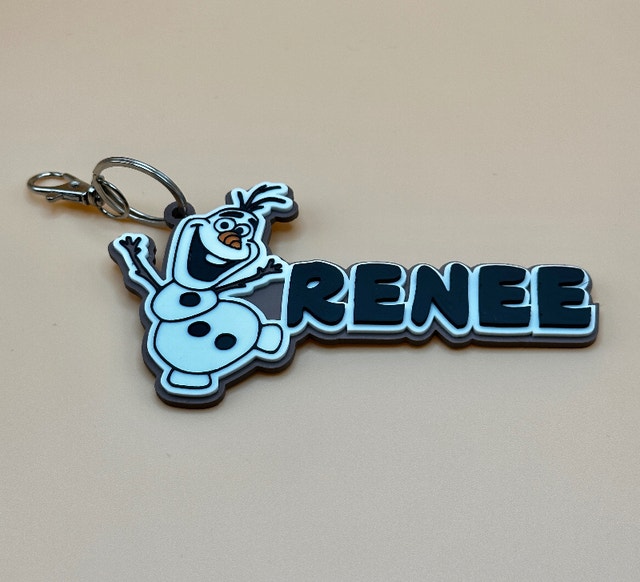 Personalized Disney Olaf Frozen Keychain - photo 5