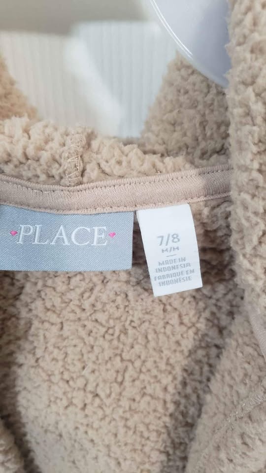 Girls Sherpa Front Coat 7-8 yrs old - photo 3