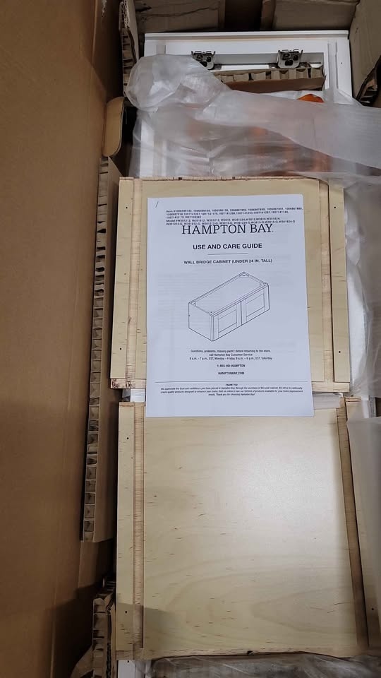 Hampton Bay Edson Kitchen Wall Cabinet - photo 4