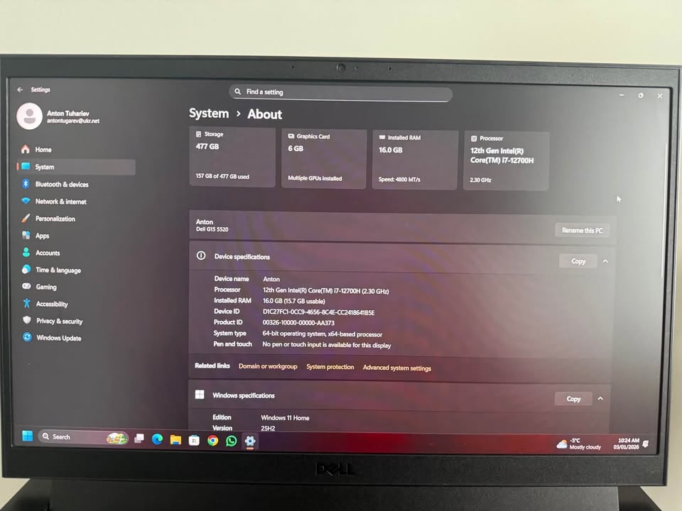 Dell G15 5520 Gaming Laptop for Sale - photo 3