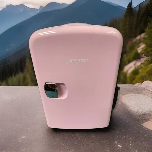 Chefman RJ48 Pink Mini Fridge - Cools & Heats