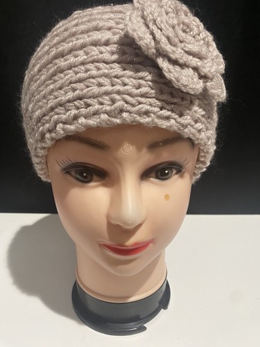 Winter Wide Camellia Flower Knit Crochet Headband _A - photo 3