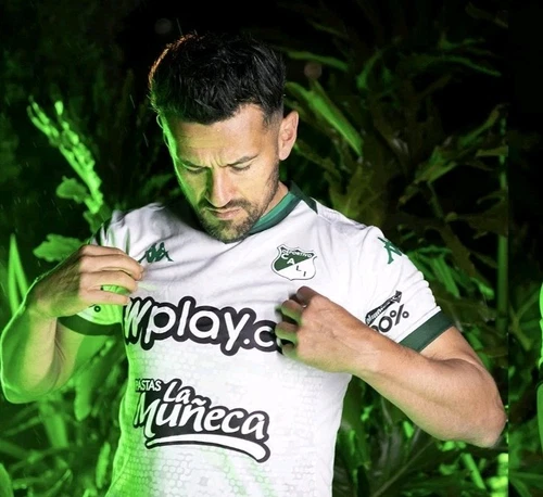 Unisex Colombian Deportivo Cali football shirt, size M
