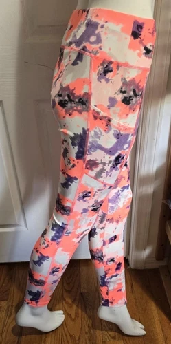 Athleta Women Multicolor Active Pants L/XL