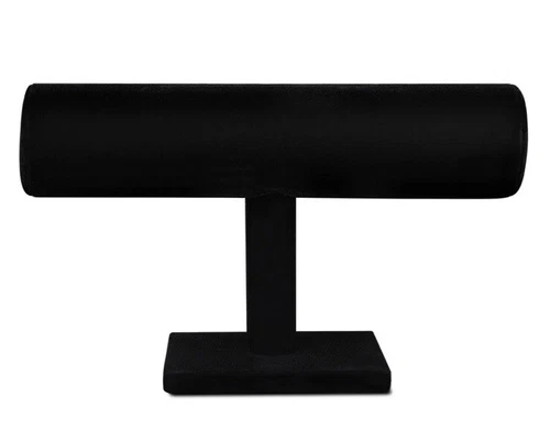 Velvet Jewelry Bracelet Display Holder Stand T- Bar Watch Organi