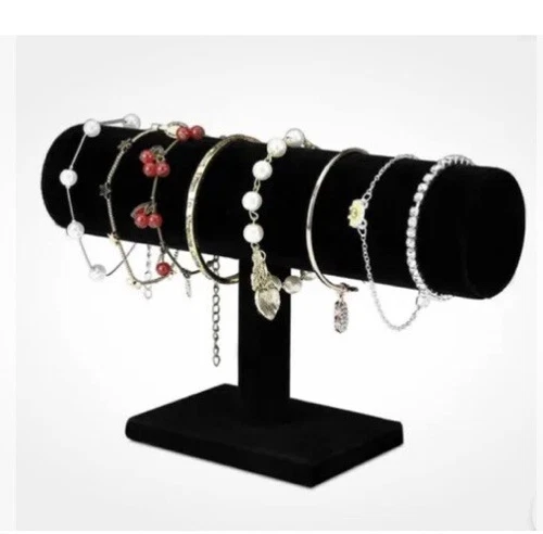 Velvet Jewelry Bracelet Display Holder Stand T- Bar Watch Organi - photo 3