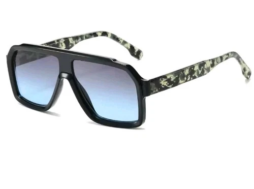Square pilot sunglasses, fashionable, vintage, unisex, double-co - photo 2