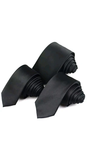 Unisex Black Ties Casual Suit, Elegant for work and meetings. - photo 2