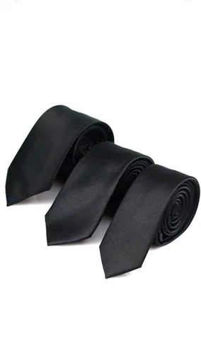 Unisex Black Ties Casual Suit, Elegant for work and meetings. - photo 3