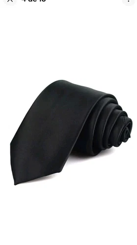 Unisex Black Ties Casual Suit, Elegant for work and meetings. - photo 4