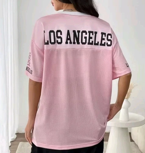 Women's short-sleeved V-neck T-shirt, breathable, size S - photo 2