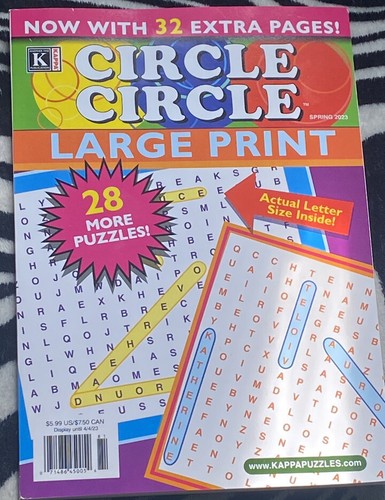 2 for 1!! Kappa Special 28 more puzzles Large Print - photo 2
