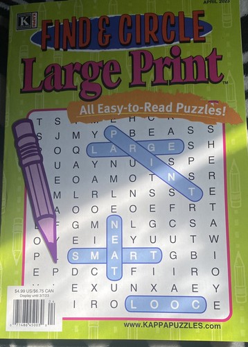 2 for 1!! Kappa Special 28 more puzzles Large Print - photo 3