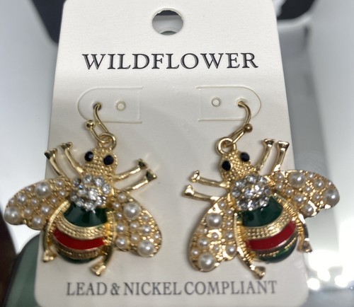 Queen bee earrings, jewelry that meets lead and nickel standards - photo 2