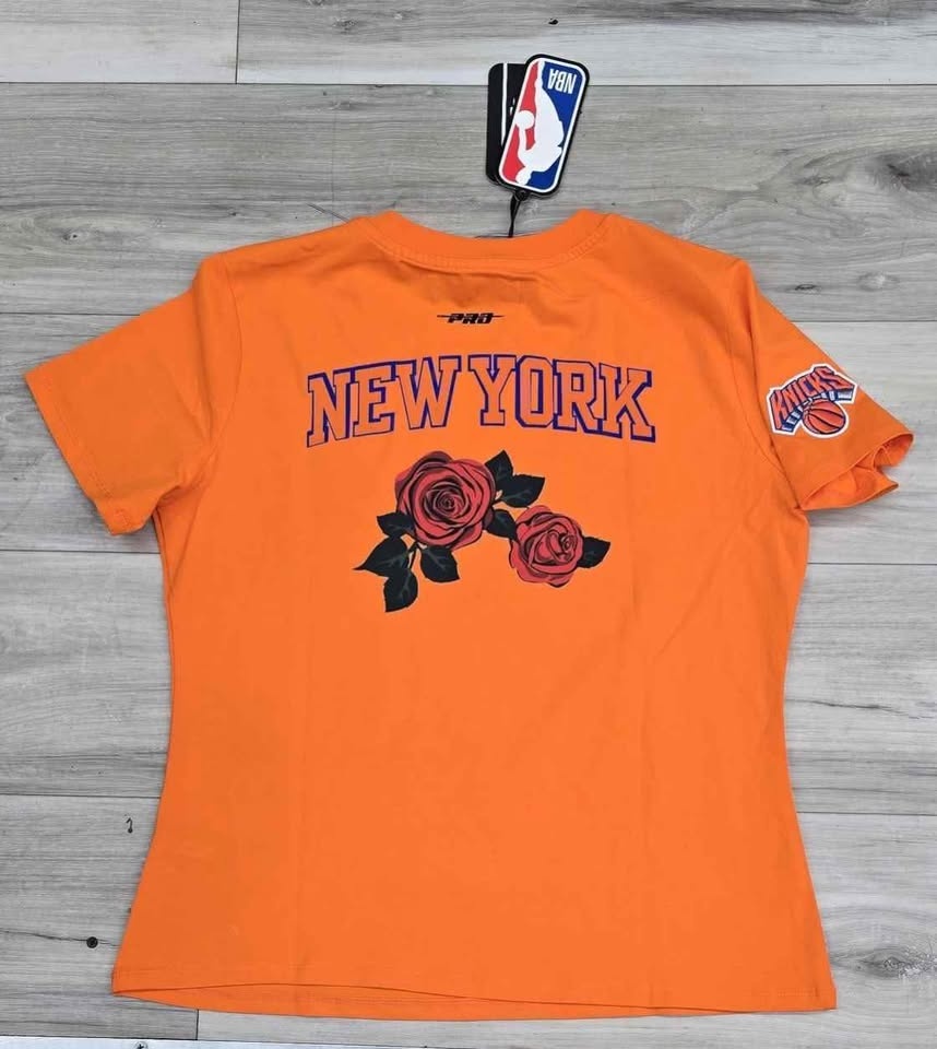 KNICKS orange pro standard NBA women's t-shirt size XXL,XL,M - photo 2