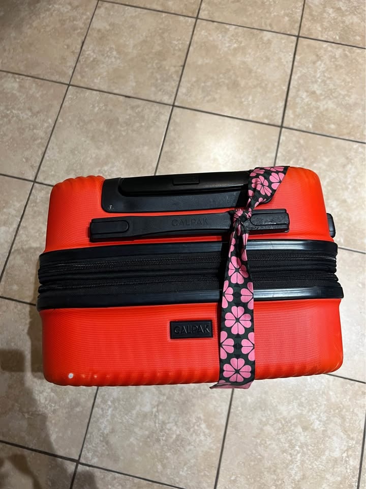 Calpak Red Luggage Carry on Combination Lock - photo 4