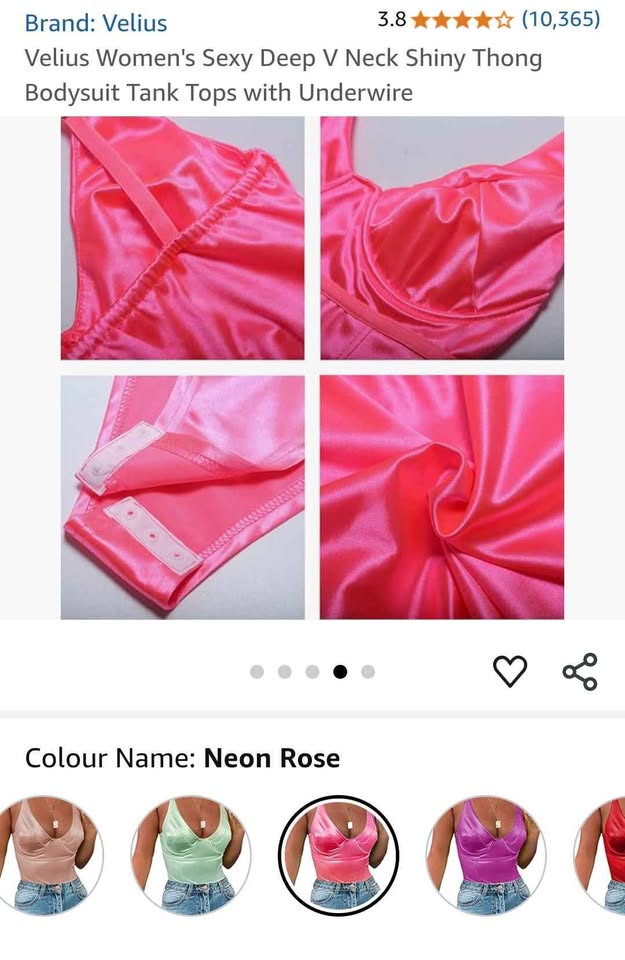 Women's Sexy Deep Bodysuit - photo 4
