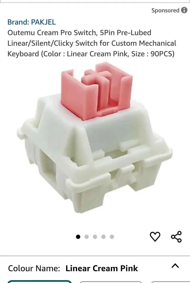 Clicky Switch for Custom Mechanical Keyboard thumbnail