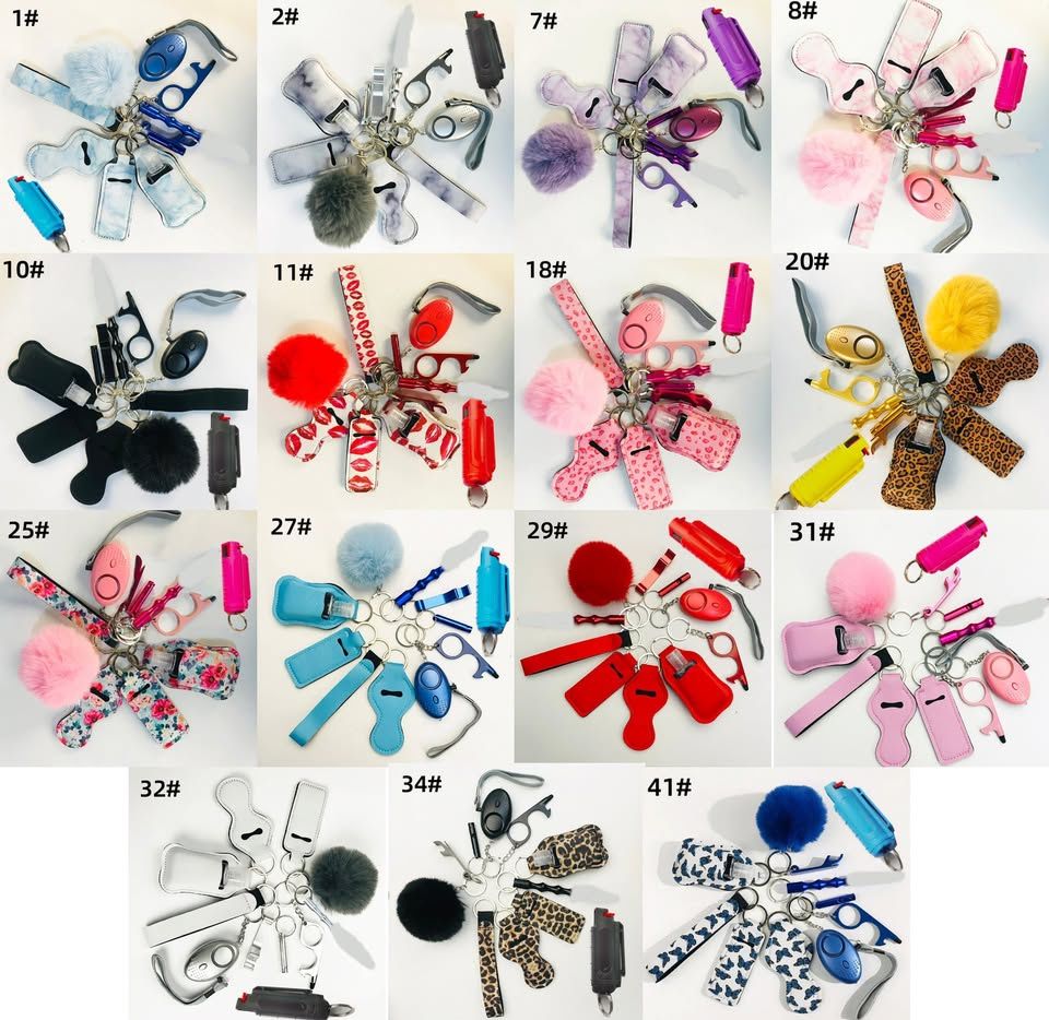 12-Piece Safety Keychain Sets – BULK / WHOLESALE LOT - photo 2