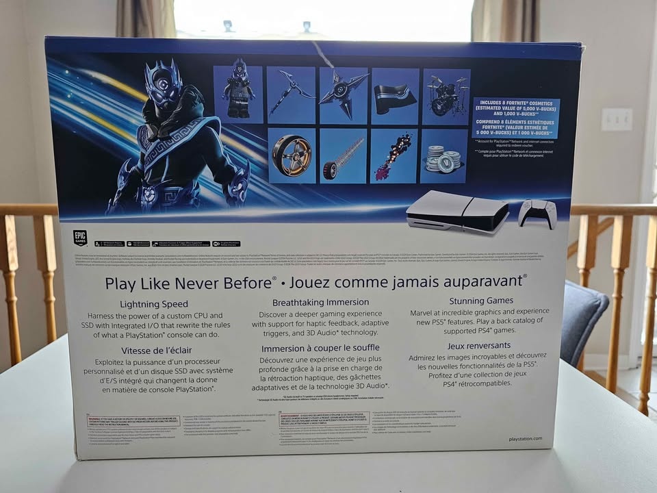 PlayStation 5 Cobalt Star Fortnite Bundle Disk Edition - photo 3