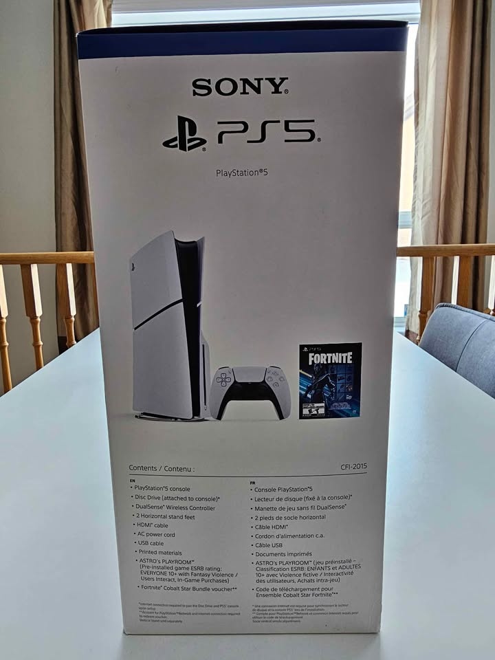PlayStation 5 Cobalt Star Fortnite Bundle Disk Edition - photo 4