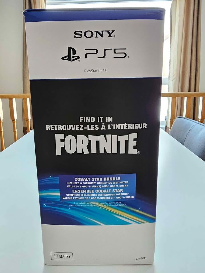 PlayStation 5 Cobalt Star Fortnite Bundle Disk Edition - photo 5