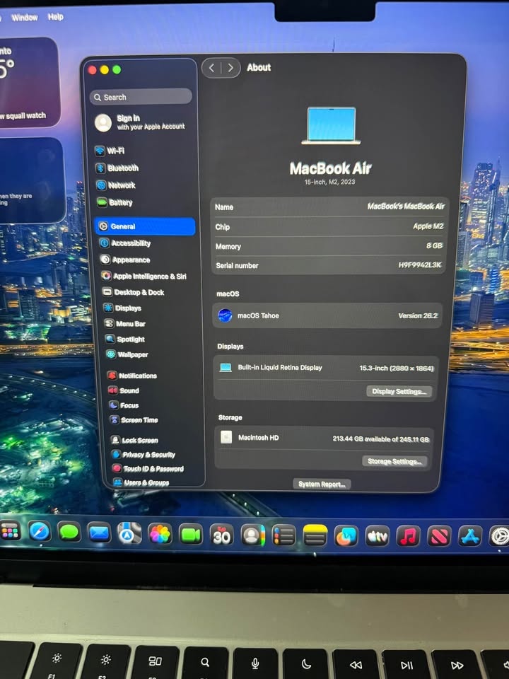 MacBook Air 2023, M2, 15inch, 8/256GB, A2941, Display issues - photo 4