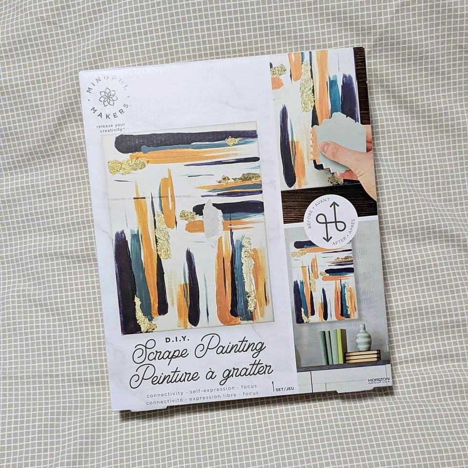 New DIY Scrape Painting Decor Kit