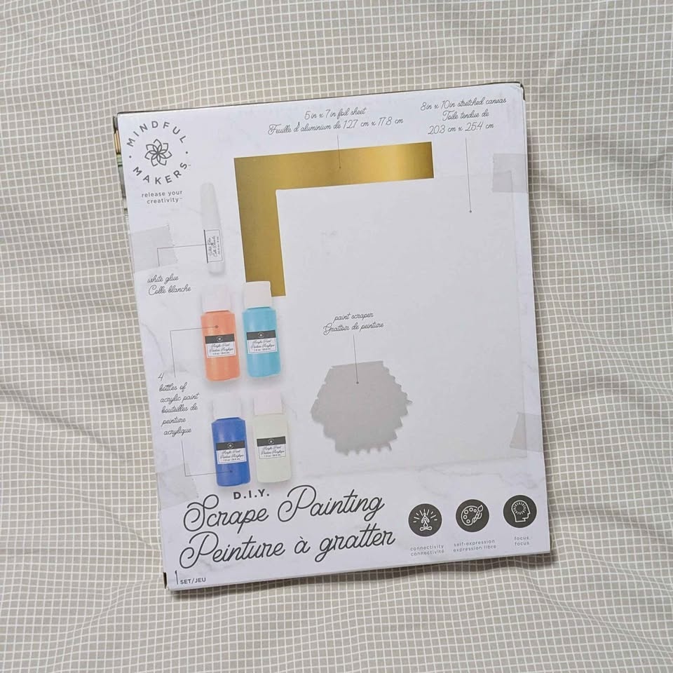 New DIY Scrape Painting Decor Kit - photo 2
