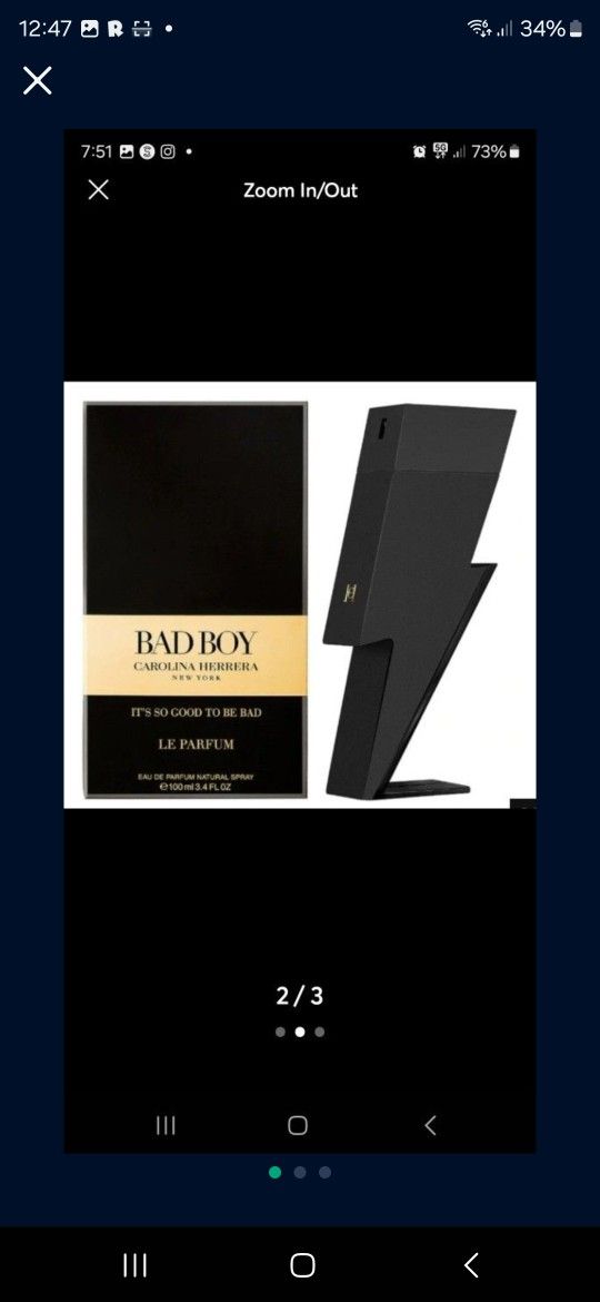 CAROLINA HERRERA CH BAD BOY LE PARFUM MEN 5.1 OZ. EDP