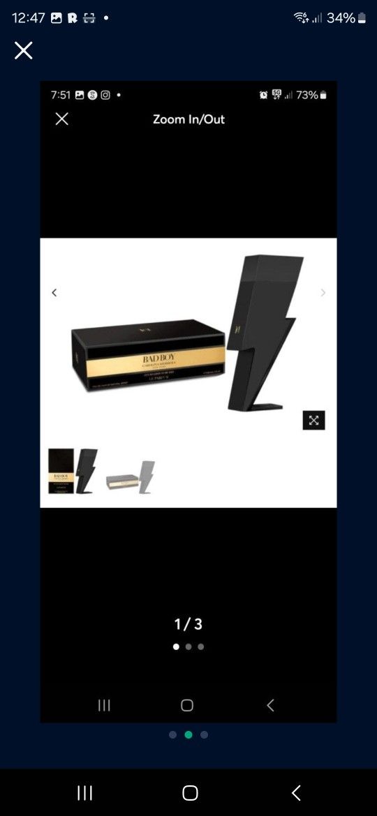CAROLINA HERRERA CH BAD BOY LE PARFUM MEN 5.1 OZ. EDP - photo 2