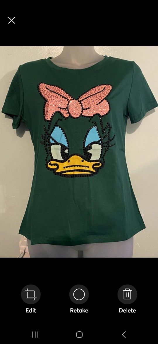 paw t-shirt with rhinestones - photo 2