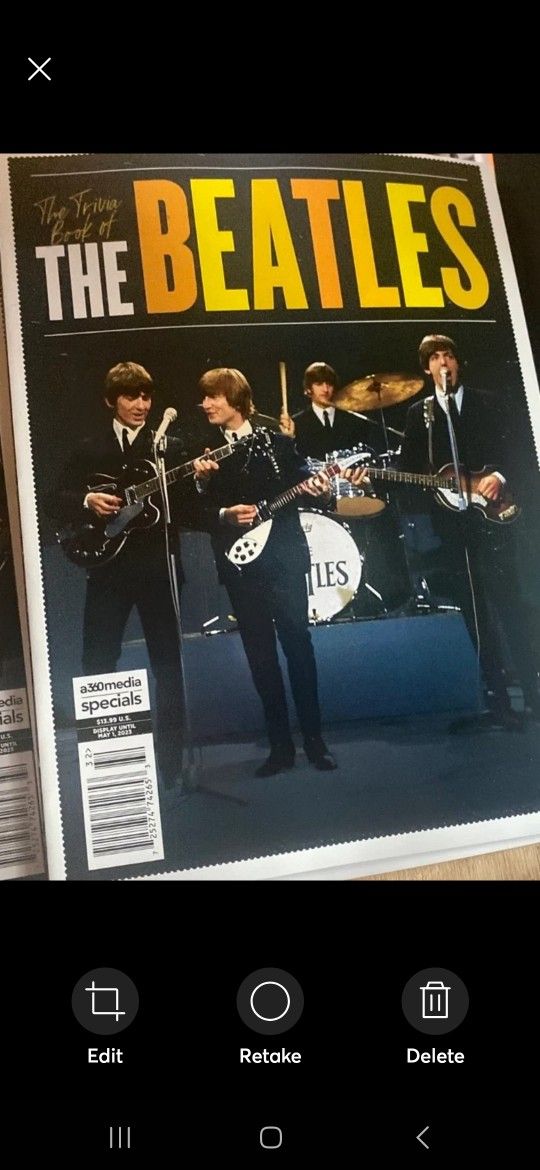 Magazine trivia book of beatles