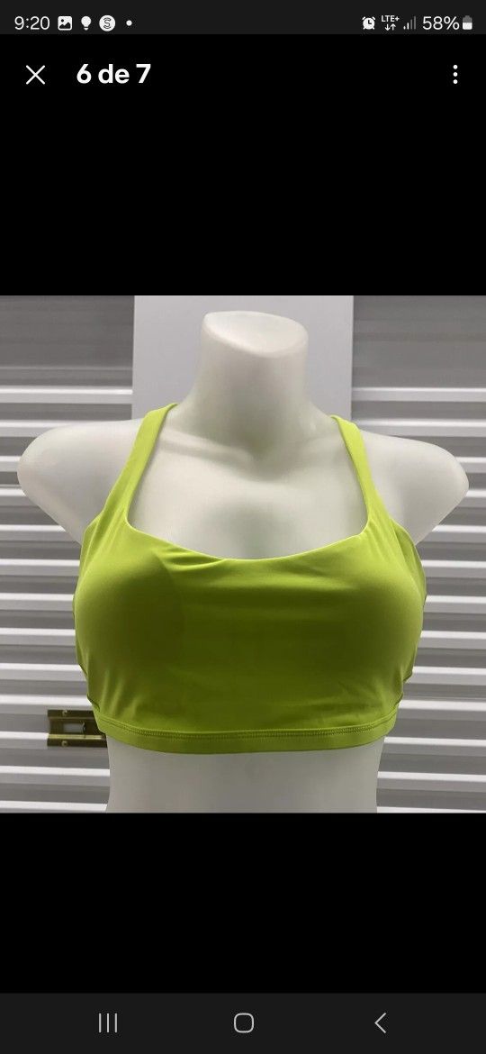 Sports Bra CRZ Yoga women’s Strappy Racerback Padded Size XL - photo 5
