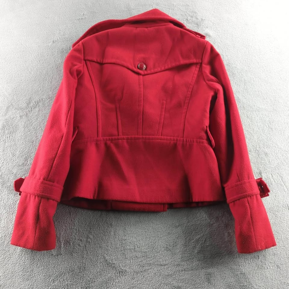 Women's Red Suzy Shier Peacoat (Size L) - photo 2