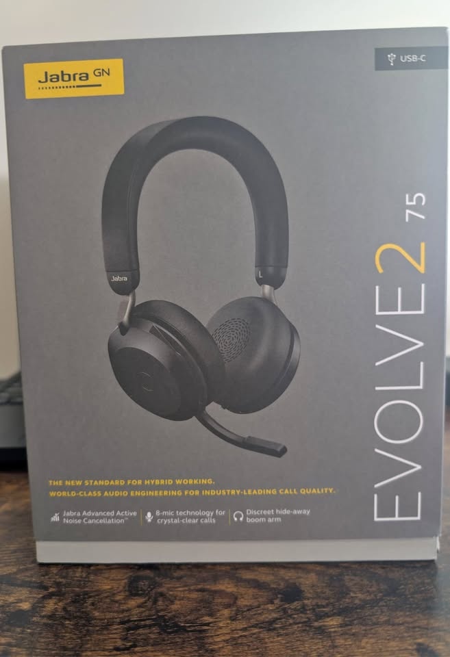Brand New Jabra Evolve2 75 – Premium Wireless Headphones